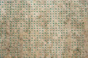 Background of Chinese character writing