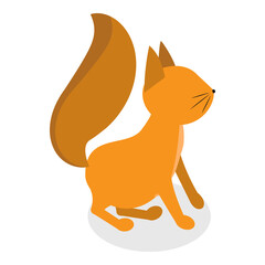 3D Isometric Flat  Set of Zoo Animals. Item 7 © TarikVision