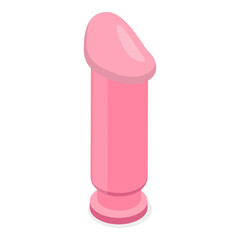 3D Isometric Flat  Illustration of Sex Toys. Item 3