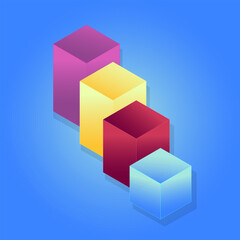 Obraz premium 3d graph icon for new business idea. Great business graph on mobile. 3d target for business, bank, finance, investment, money. Vector graphics.