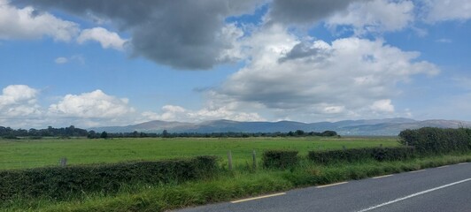 landscape with clouds