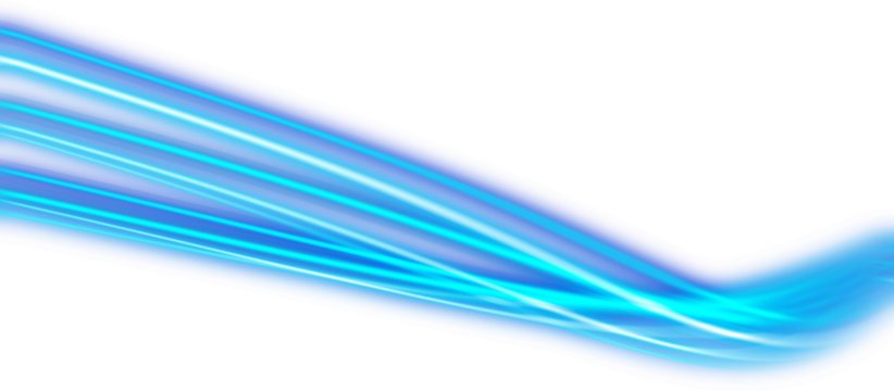 glowing blue neon technology line effect