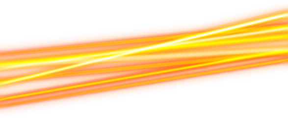 glowing orange neon technology line effect