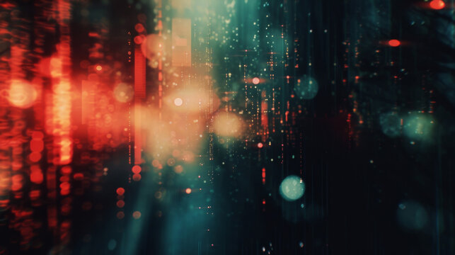 In the darkness of a digital void fragmented images and distorted sounds collide creating a symphony of organized anarchy.