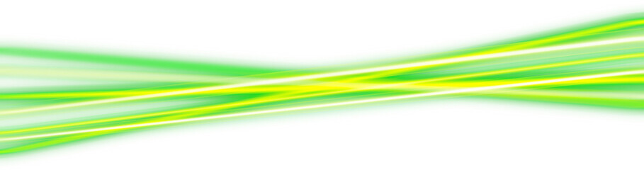 green glowing dynamic neon line effect