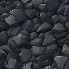 Patr&oacute;n Textura de Pared o suelo de roca enlosable sin bordes estilo para videojuegos