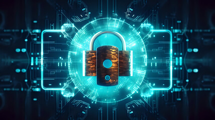 Advanced Cybersecurity Lock Concept

Digital security lock with a futuristic interface, representing advanced cybersecurity measures and data protection in a networked environment.