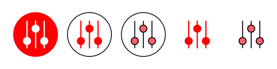 setting Icon set illustration. Cog settings sign and symbol. Gear Sign