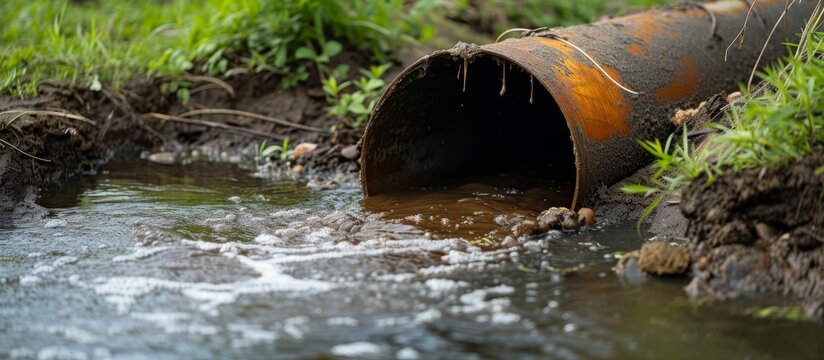 Dirty Sewage Pipe: Environmental Pollution at its Worst - Unveiling the Impact of a Dirty Sewage Pipe on Environmental Pollution