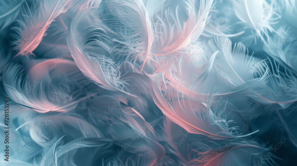 Poster like a soft breeze brushed across a canvas these wispy feathered strokes bring a sense of tranquilit