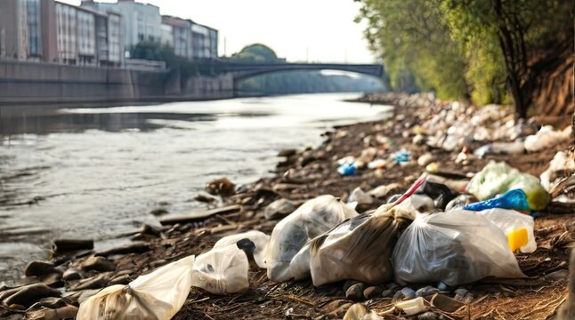 An In-depth Exploration of the Environmental Impact and Remedial Measures of Plastic Bags Accumulating Along the Riverbanks: A Comprehensive Study on the Detrimental Consequences and Sustainable Solut