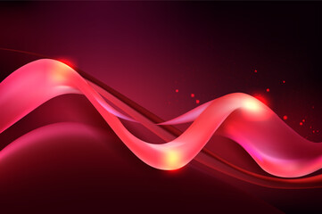abstract red dynamic love background horizontal
