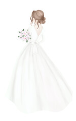 Fototapeta premium bride in dress