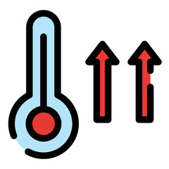 hot temperature icon 