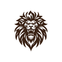 Tattoo Lion, Illustrated Majestic Lion for Unique Tattoo and Stylish T-Shirt Designs and logo