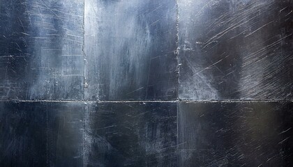 Brushed Metal Steel Wall Grunge Background