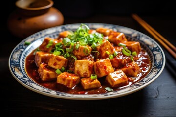 Chinese national dish Ma Po Tofu