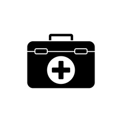 first aid kit Icon Vector Design Template. Editable Stroke.