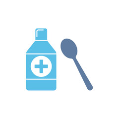 syrup Icon Vector Design Template. Editable Stroke.