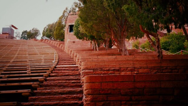 Stairs leading up Red Rocks Amphitheatre
