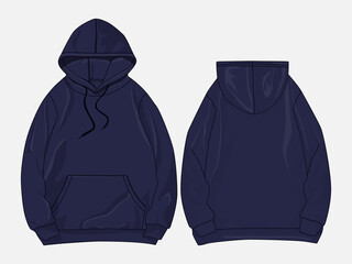 Sweatshirt hoodie_Vector Image And Illustration