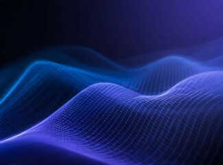Naklejka premium Virtual blue background