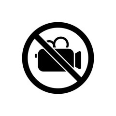 prohibition on taking photos and videos using smartphones and cameras