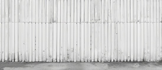 Beautifully Textured White Corrugated Wall with RO in a Stunning Monochrome Texture