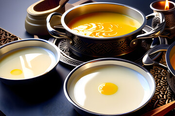 Crema Catalana in Spain. Generative AI.
