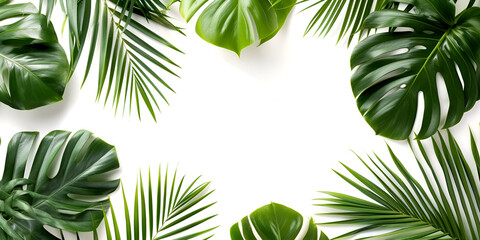 palm tree leaves