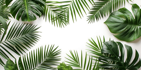 palm tree leaves