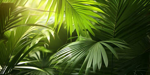 palm tree leaves