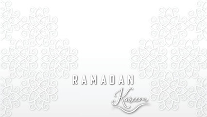 vector design for background wallpaper celebrating Ramadan, the month full of blessings