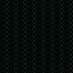 hand drawn lines of green, blue squares from stripes. black repetitive background. vector seamless pattern. retro decorative art. geometric fabric swatch. wrapping paper. design template for textile