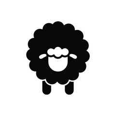 Sheep icon design template isolated illustration