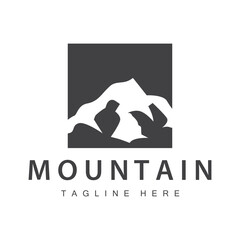 Mountain Logo Simple Design Adventure Model Silhouette Landscape Simple Modern Style Brand Product Business