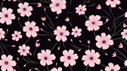 small Cosmos,  pattern banner wallpaper