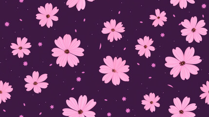 small Cosmos,  pattern banner wallpaper
