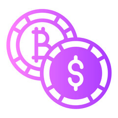 exchange gradient icon