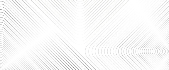 Vector abstract elegant black Transparent background with shiny white geometric lines, modern white diagonal rounded lines pattern.
