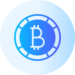 bitcoin gradient icon