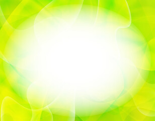 緑イメージ　新緑の木漏れ日の背景素材