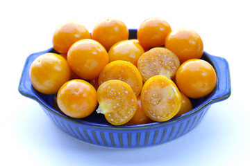 Fresh cape gooseberry. Delicious tropical fruit