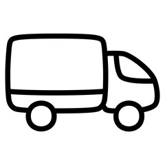 delivery outline icon