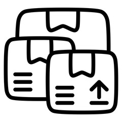 parcel outline icon