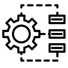 Business Model line icon