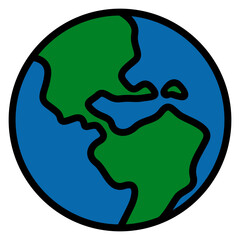 Globe Icon Illustration