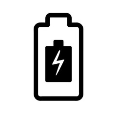 battery icon isolated on white background