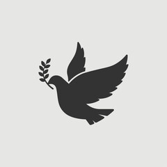 Vector Simple Isolated Peace Icon