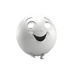 Cartoon Moonlight PNG Cutout, Generative AI